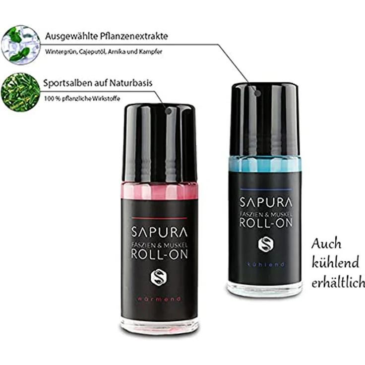 Wärmesalbe Roll-On - Wärmebalsam Muskelverspannung Nacken Schulter - Intensiver Wärmeeffekt bei Rückenschmerzen Teufelskralle Arnika – Bild 3