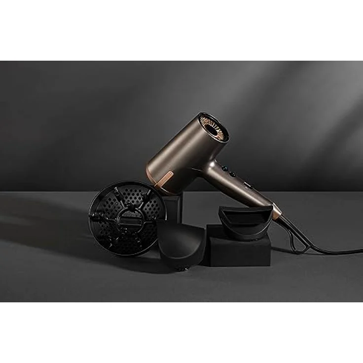 Remington Haartrockner Ionen [120 km/h Luftstrom für schnelles Trocknen] ONE Dry&Style (4 Aufsätze: Flyaway, 2 Diffusoren, breite & schmale Stylingdüse, 8 Heiz-&Geschwindigkeitskombinationen) D6077 – Bild 2