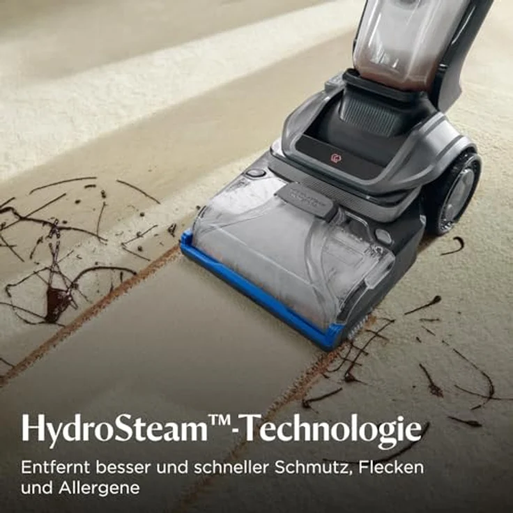 Bissell Revolution HydroSteam | Teppichreiniger mit Doppelreinigung | Entfernt Schmutz, Hartnäckige und Klebrige Flecken | Kabelbetrieben | Für Teppiche, Polster und Treppen | 77 dBa | 3670N – Bild 2