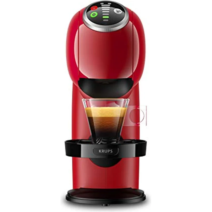 Krups KP3405 NESCAFÉ Dolce Gusto Genio S Plus Kapselmaschine (Espresso Boost, Temperaturauswahl, Heiß- & Kaltgetränke, 15 bar Pumpendruck, 0,8l Wassertank) Rot – Bild 5