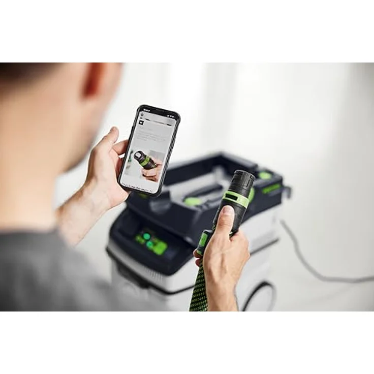 Festool Absaugmobil CLEANTEC CTL 26 Ei, Bodenstaubsauger mit Bluetooth serienmäßig, robust und flexibel, blau – Bild 5