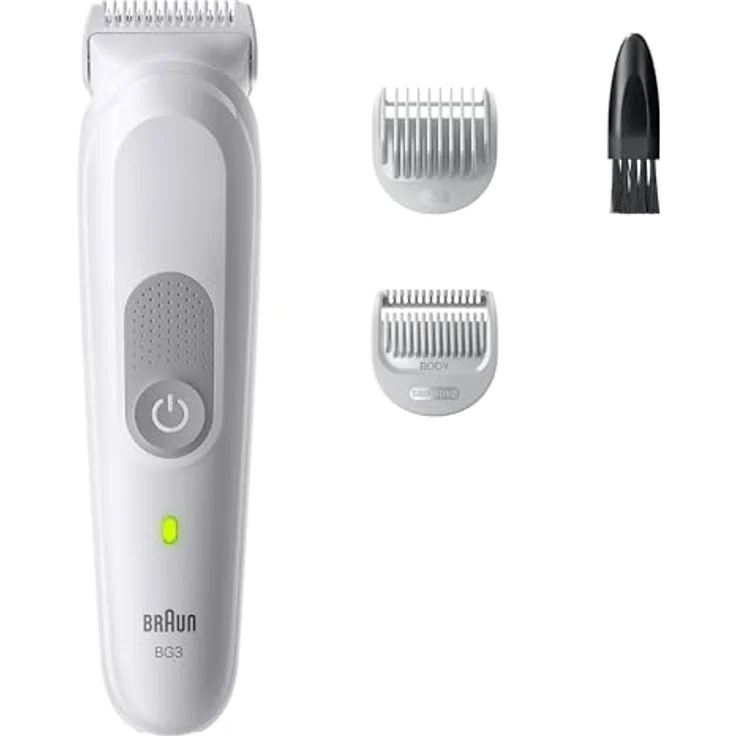 Braun Bodygroomer BG3530, Extra Hautschutz, 80 Min Akkulaufzeit, wasserdicht, hellgrau – Bild 7