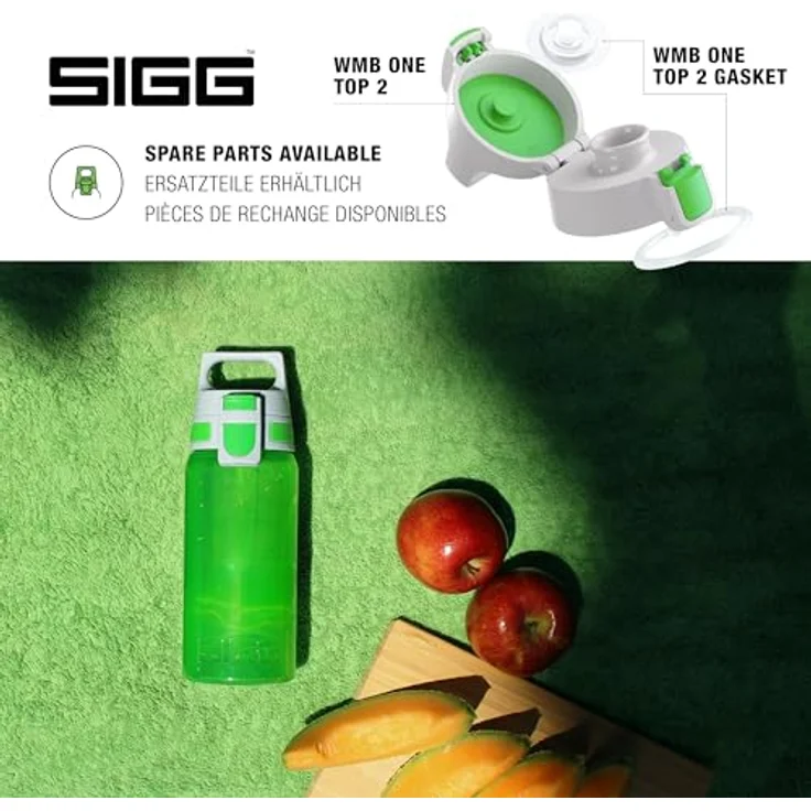 Sigg Uni VIVA ONE Green, Sport, 0.5 L, Polypropylen, BPA Frei, Grün Trinkflasche – Bild 5