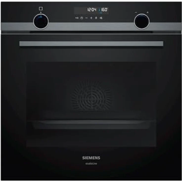 Siemens studioLine HB478GCB0S Pyrolyse Einbaubackofen blackSteel, 9 Backofenfunktionen, activeClean Selbstreinigungsautomatik, Bratenthermometer, lightControl – Bild 1