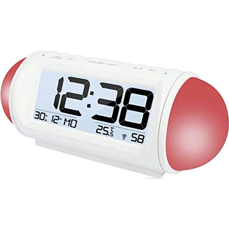 technoline Funkwecker WT 499 mit Stimmungslicht und Wake-Up Licht, DCF-77 Funkuhr mit Wake-up-light, schwarz – Bild 3