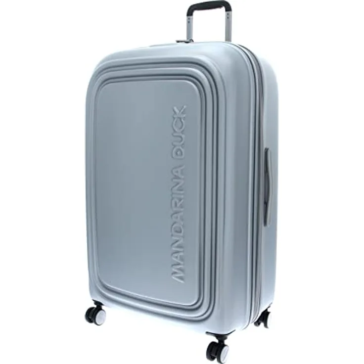 Mandarina Duck Logoduck+ Trolley XL EXP Silver (Silber) 52x82x34/37(BxHxB)