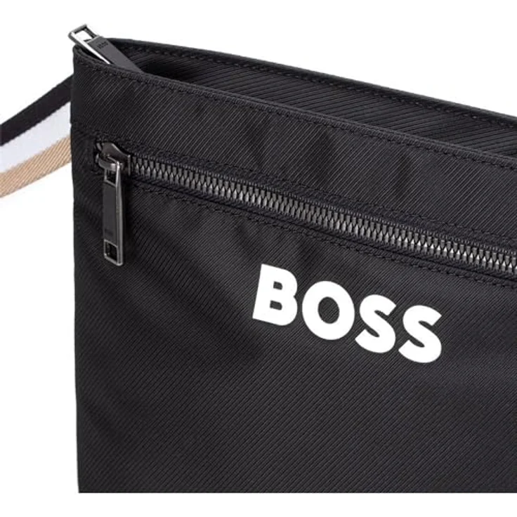 BOSS Umhängetasche Black Catch_3.0_Envelope L, Polyester Schultertasche Herren in Schwarz – Bild 3