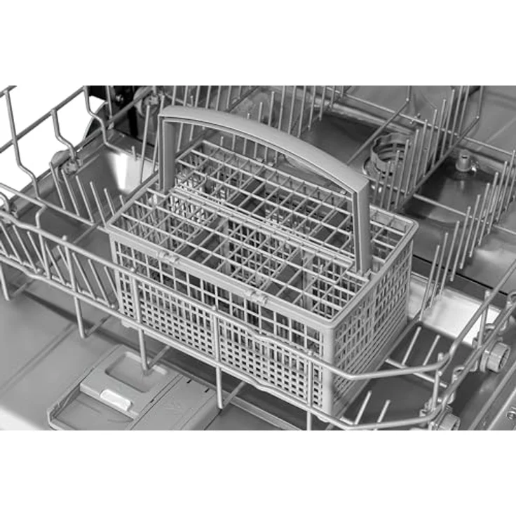 Exquisit GSP6314-030C Geschirrspüler 60 cm, Unterbaufähig, EEK C, 12 Maßgedecke, Automatische Türöffnung, 11 Liter, Silber – Bild 3