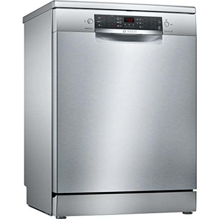 Bosch Serie 4 SMS46KI01E, freistehende Spülmaschine für 13 Gedecke, Edelstahl, A++, 46 dB, verstellbare Körbe – Bild 1