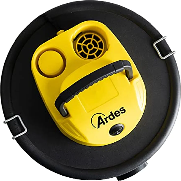 Ardes Ashpiro 12 800 AW, Nass- und Trockensauger für kalte Asche, 12 L, Schwarz/Gelb – Bild 9