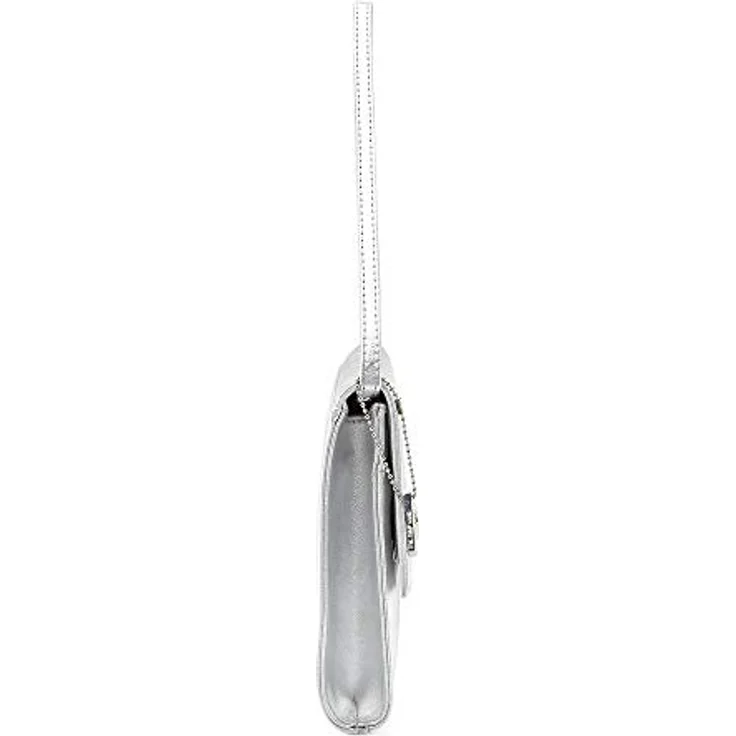 Picard Auguri, Handtasche Abendtasche in Silber, abknöpfbarer Henkel und vielseitig einsetzbar – Bild 4