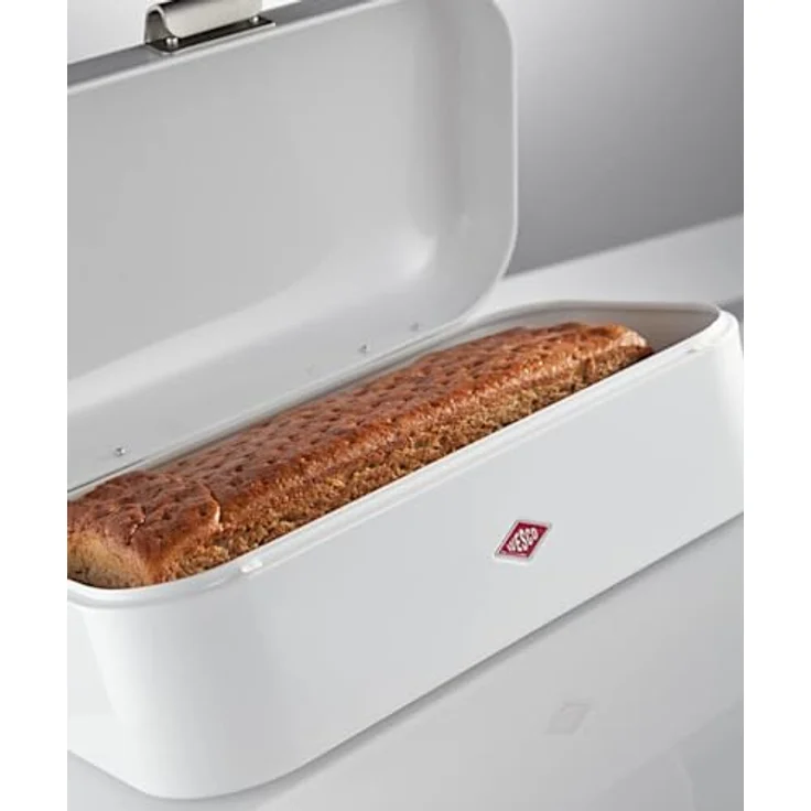 WESCO Grandy Brotkasten mattschwarz, pulverbeschichtetes Stahlblech, Lüftungslöcher und stabiler Handgriff – Bild 5