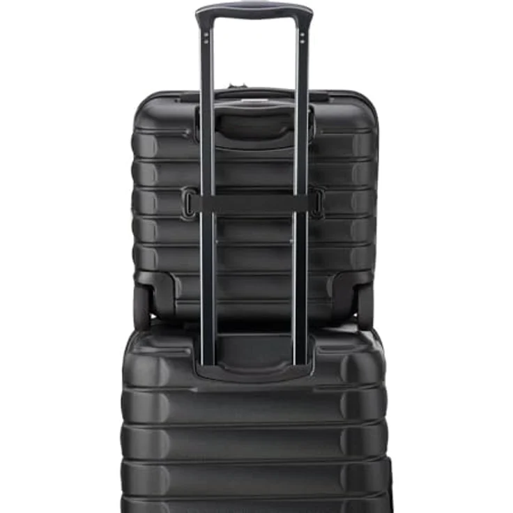 Delsey Shadow 5.0 4-Rollen Businesstrolley 38 cm Laptopfach mit Dehnfalte, Schwarz (30 l) – Bild 7