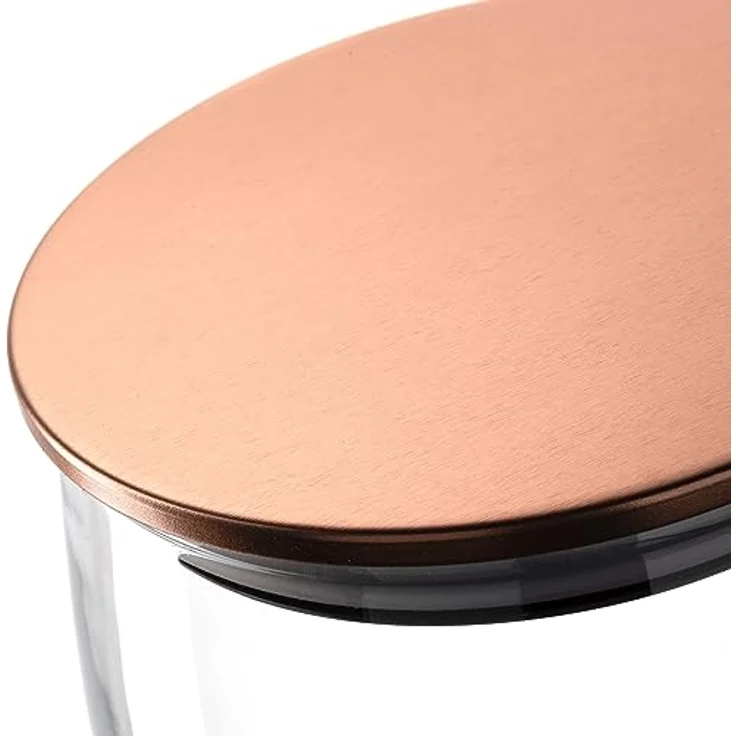 LEONARDO Tè per Te Zuckerdose mit Deckel - Aufbewahrungsdose für Zucker aus Borosilikatglas - Handarbeit - Höhe 5 cm, Ø 9,7 cm - Inhalt 300 ml - Spülmaschinenfest - 1 Vorratsdose transparent – Bild 3