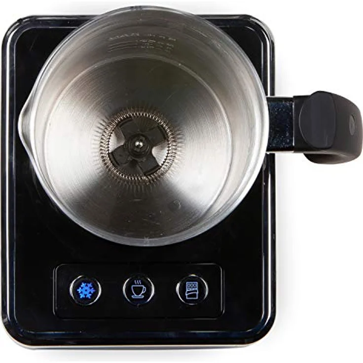 Domo DO717MF Milchaufschäumer Edelstahl, Schwarz 650W – Bild 6