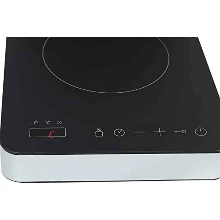 DESKI 613-401569 Induktionskochfeld 22 x 22 cm, Sensorsteuerung, 60-240°C, 4 Digitalanzeigen, 2000 Watt – Bild 6