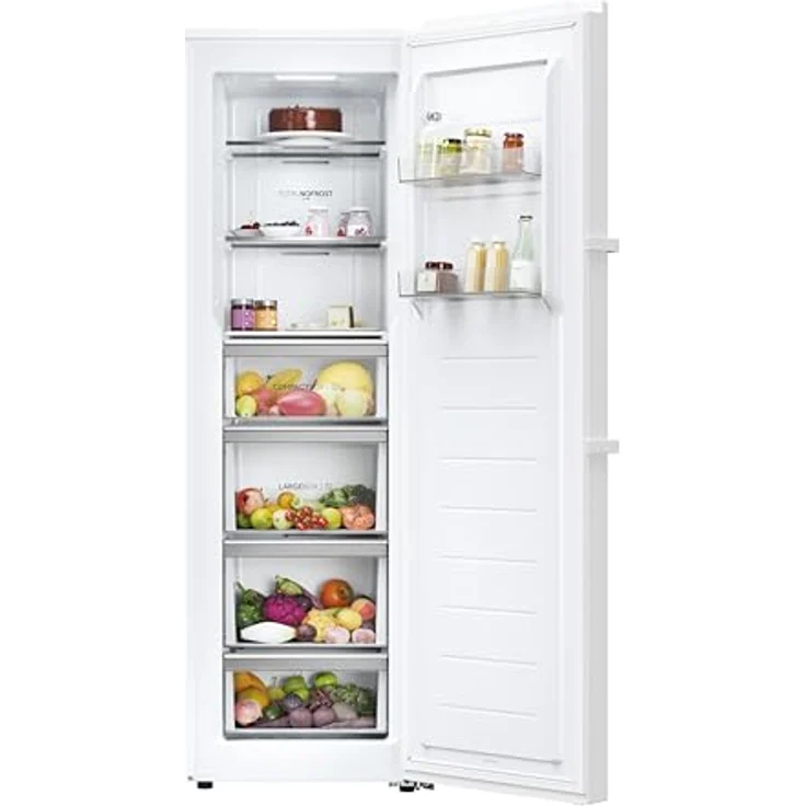 Haier H4F306WDH1 Stand-Gefrierschrank/Instaswitch: Kühlen oder Gefrieren/No Frost/Twist Ice Maker/ABT PRO Technologie/Smart hOn-App/Inverter Kompressor/Nutzvolumen 301 L/Weiß – Bild 5