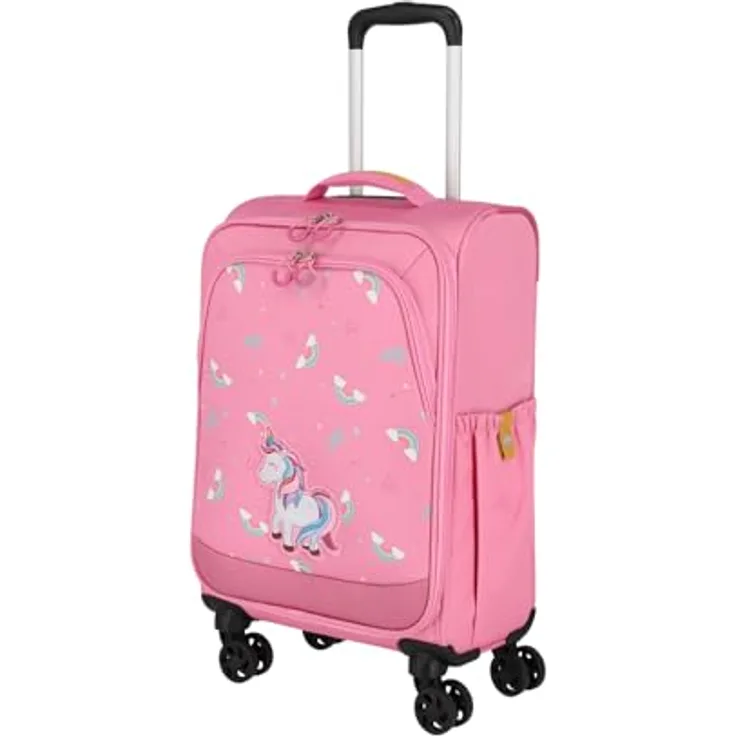 Travelite Minimover 4 Rollen Kindertrolley 55 cm, Grau, (36 l)