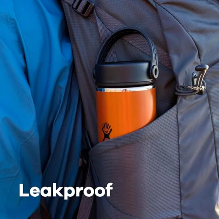 Hydro Flask 680 g leichte breite Flexkappe Serpentine, Thermoskanne mit doppelwandiger Vakuumisolierung – Bild 4