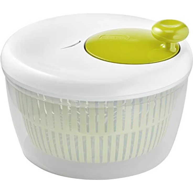 Moulinex Classic Salatschleuder 5 l (5/7 pers), spülmaschinenfest, einfaches und schnelles Auswringen des Salats, mit Stopp-Knopf, hergestellt in Frankreich K1690104 – Bild 1