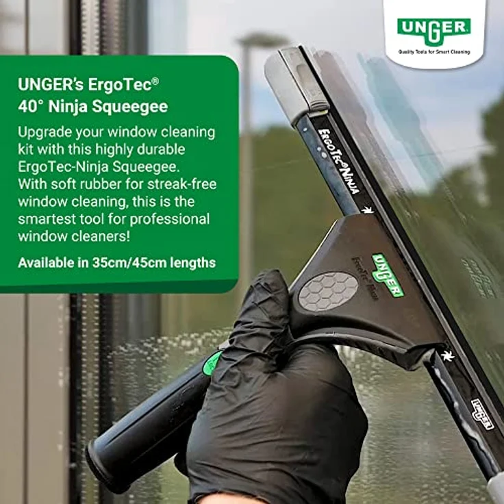 Unger Fensterwischer Ergotec Ninja komplett, 45 cm – Bild 2