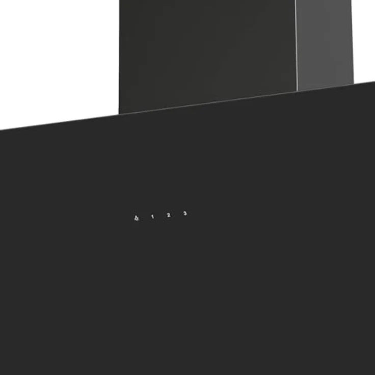 Oranier Kopffreie Wandhaube 90 cm schwarz - Dunstabzugshaube mit Touch Control, Sicherheitsglas, 3 Leistungsstufen, LED-Beleuchtung & Randabsaugung – Bild 5