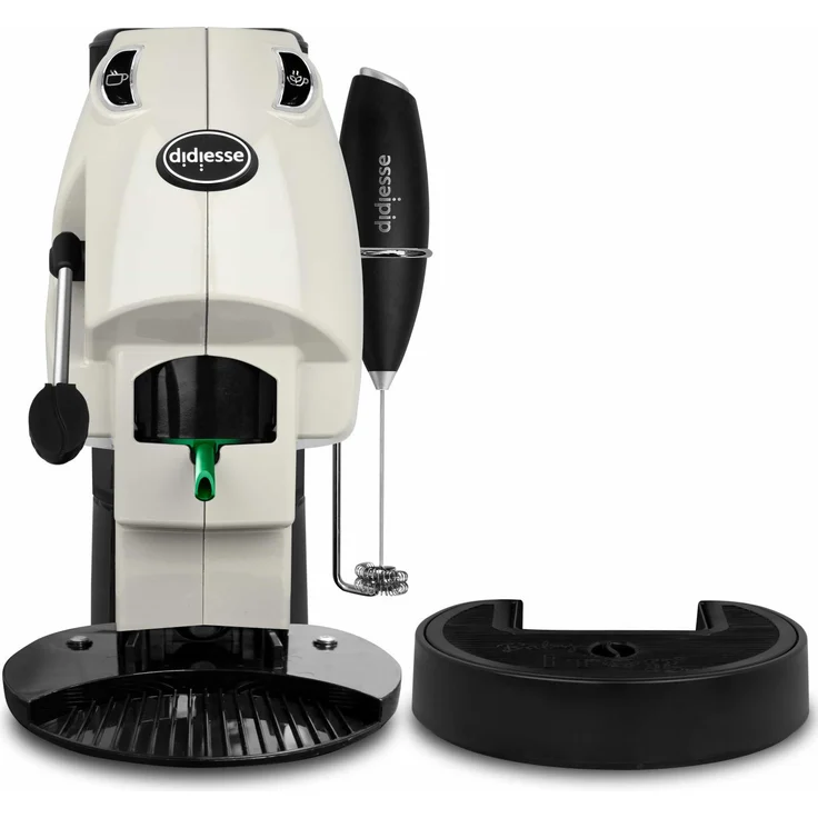 Didiesse New Baby Frog, Pod-Kaffeemaschine mit 1,3 l Wassertank, 650 W, Elfenbein, optimaler 15 bar Druck