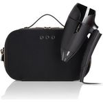 GHD ghd Flight+ Travel Hairdryer, leichter und leistungsstarker Haartrockner mit klappbarem Griff, Schwarz