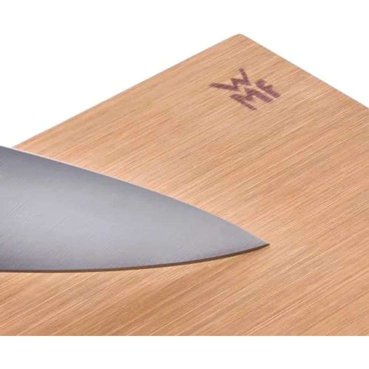 WMF Schneidebrett Bambus natur, 38 x 25 x 1,9 cm, Holzbrett rechteckig - Tranchierbrett mit Saftrille - Küchenbrett klingenschonend – Bild 6