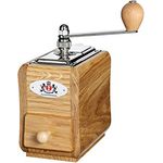 Zassenhaus Kaffeemühle SANTIAGO , Mahlwerk aus gehärtetem Stahl , Manuelle Mühle mit Handkurbel , Bietet eine präzise und gleichmäßige Mahlung , Bewahrt die Aromen des Kaffees