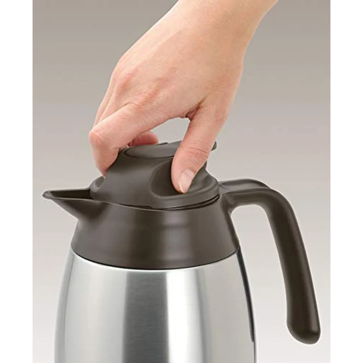 THERMOS 4026.205.100 Thermoskanne THV, Edelstahl mattiert 1,0 l, 12 Stunden heiß, 24 Stunden kalt, zerlegbarer Verschluss, BPA-Frei – Bild 6