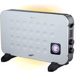 LEMODO mobile Elektroheizung - energiesparende Konvektor Heizung - Elektrische Heizung mit 3 Leistungsstufen - Heizgerät ohne Gas - robuster Elektroheizkörper (750W / 1.250W / 2.000W)