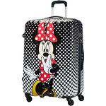 American Tourister, Koffer, Disney Legends, Schwarz, Weiss, (88 l, L) - Mittelgrosser Trolley mit Disney Design, feste Kombinationsschloss, sanfte Rollen