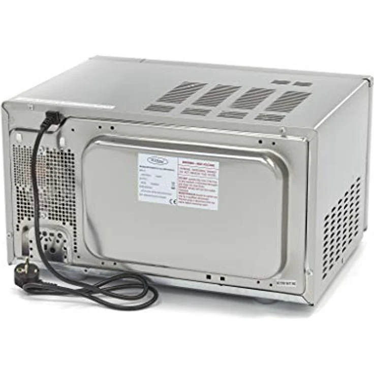 Maxima Horeca Mikrowelle, 900W mit 6 Programmen, 25L, Edelstahl, für Platten bis Ø33 cm – Bild 4
