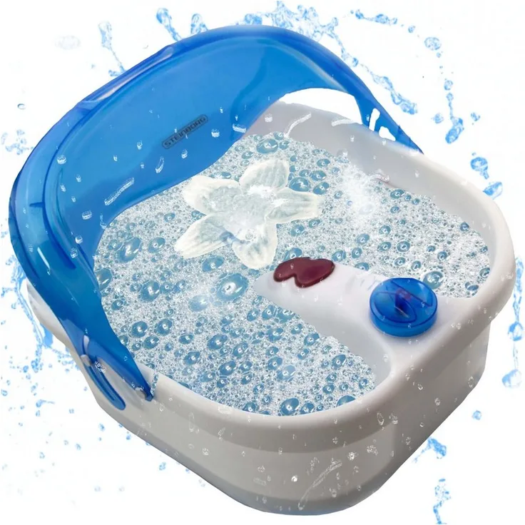 STEINBORG Fußbad SB-1050, 3 Stufen, Warmhaltefunktion, Massage Funktion, Whirlpool-Effekt, Infrarotlicht