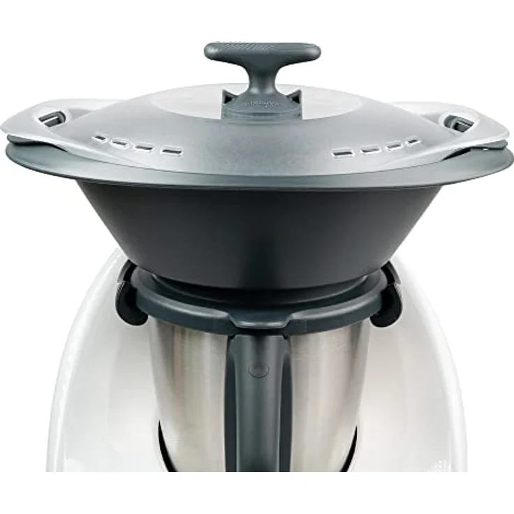 mixcover Thermo-Griff für Varoma oder Dampfgardeckel passend für Thermomix TM6 TM5 TM31 TM Friend Silvercrest Monsieur Cuisine Bosch Cookit und viele mehr – Bild 1