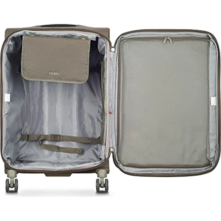DELSEY PARIS - HELIUM DLX - Großer erweiterbarer Weichschalenkoffer - 71x45x33 cm - 84 Liter - L - Moka – Bild 5