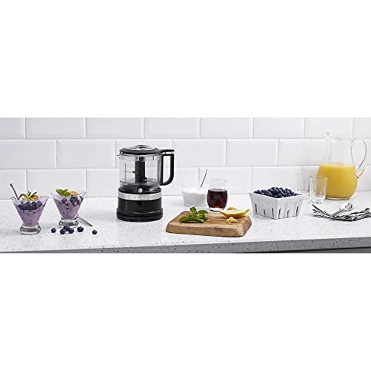 KitchenAid Classic 5KFC3516EOB Mini Zerkleinerer, Großartig zum Hacken, Vorbereiten von Dressings und Saucen, onyx schwarz, Serie: Classic – Bild 3