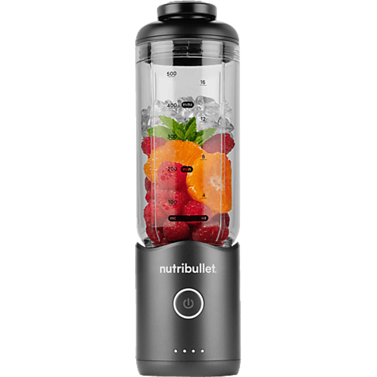 NUTRIBULLET Flex Portable NBP 013 GM Smoothie Maker Stahlgrau, 590 ml)