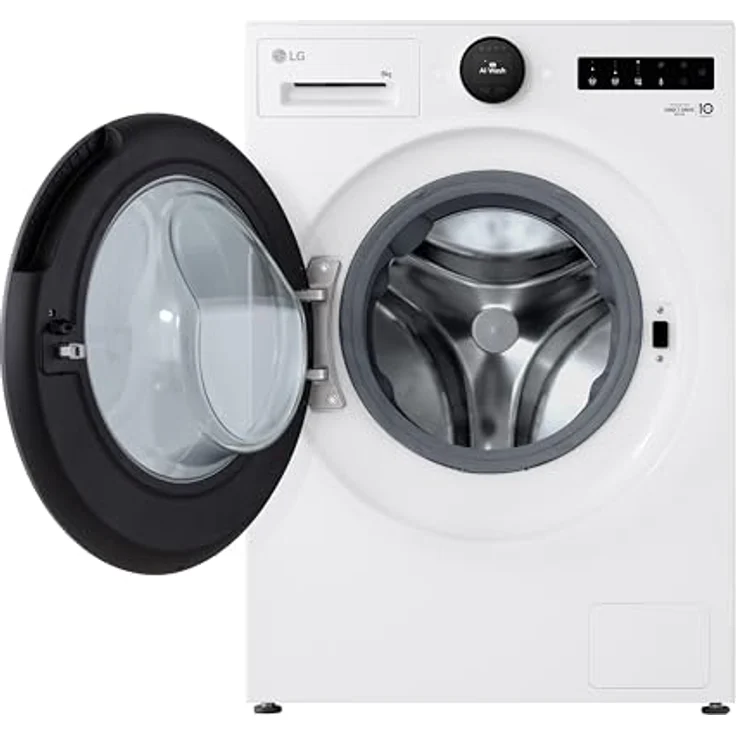 LG F4WX808YC, 8kg Inverter Direct Drive Waschmaschine in Weiß mit TurboWash® und Steam Technologie – Bild 3