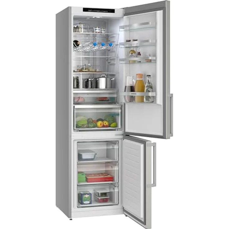 Siemens KG39NVICV, Kühl-Gefrierkombination mit 363 l, Fresh Zone, Total noFrost, geräuscharm in gebürstetem Stahl – Bild 7