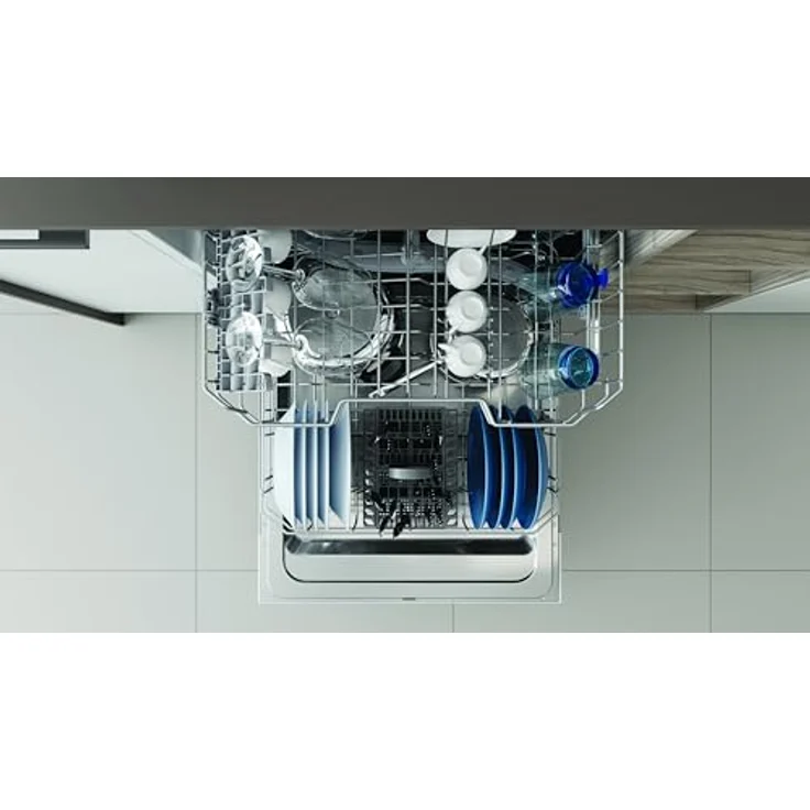 Indesit IN2IE14CNP80, Voll integrierter Geschirrspüler für 14 Maßgedecke, 60 cm, 49 dB, Energieeffizienzklasse E – Bild 4