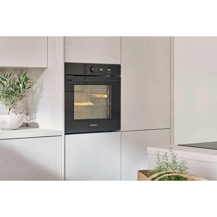 Respekta Einbaubackofen AB900-19, autark, 71 Liter, A+, 14 Beheizungsarten, Pyrolyse-Reinigung, Airfry-Funktion, schwarz, inkl. Airfry-Grillblech – Bild 2