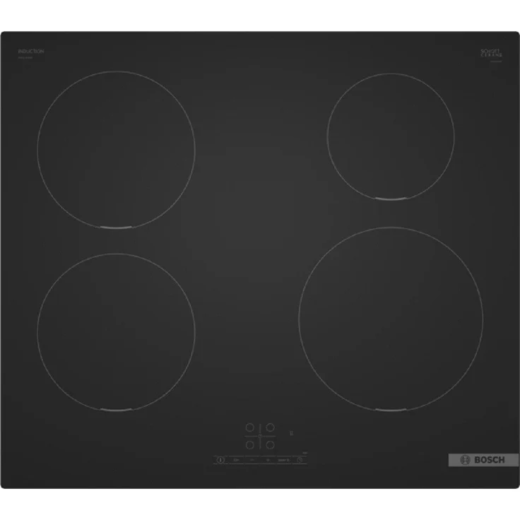 BOSCH Induktions-Kochfeld Serie 4 PIE61ABB5E, TouchSelect, Power Boost, Schnelles Abschalten, mattes Glaskeramikdesign