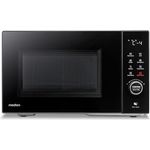 MEDION Mikrowelle mit Grill und Heißluft (23 Liter, 900 Watt, 1000 Watt Grill, 1680 Watt Heißluftfunktion, 11 Automatik-Programme, 5 Leistungsstufen, Auftaufunktion, Edelstahl, MD12031) schwarz