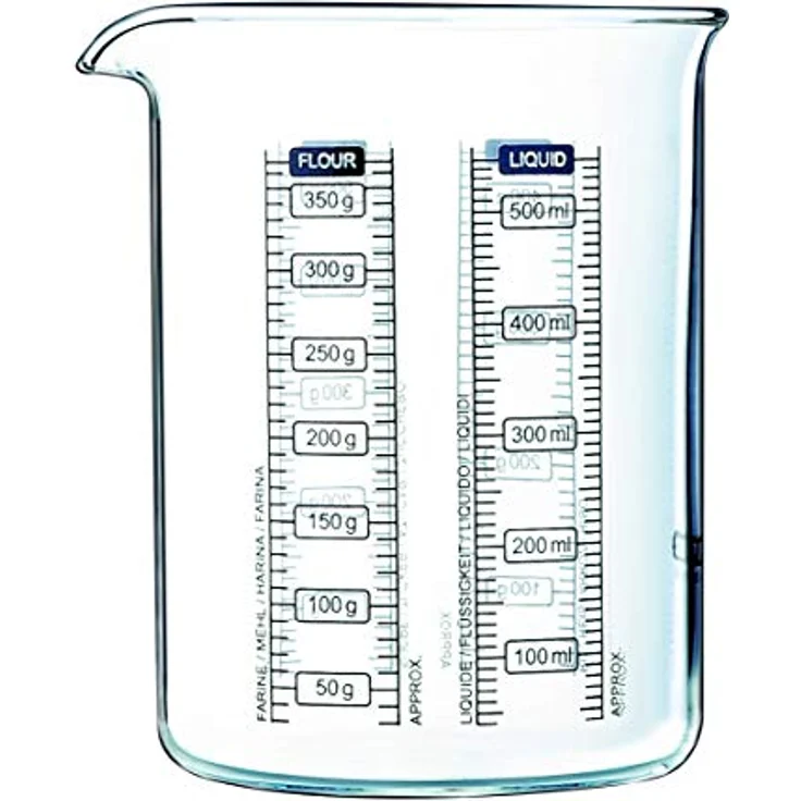 Pyrex 505040 Kitchen Lab Messbecher, 0,5 L – Bild 2