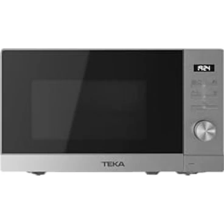 Teka MWE FS20 G Edelstahl, Mikrowellenherd mit 700 Watt Leistung und Grillfunktion 1000 Watt, 20 Liter Kapazität