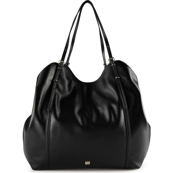 Hugo Neeko Shopper Tasche, 37 cm, schwarz, 100% Polyurethan, für Einkauf und Freizeit