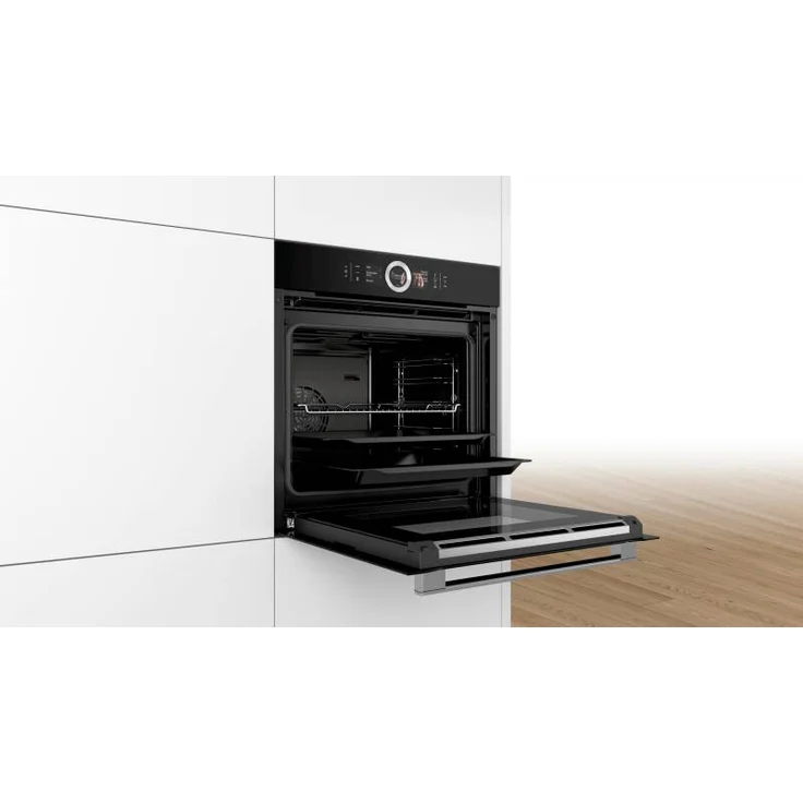 Bosch HSG636BB1 Serie 8, Backofen, Energieeffizienzklasse A+, Einbau, elektrisch, Volumen 71 l, Breite 59,5 cm, 12 Beheizungsarten, Schnellaufheizung, Externe Dampferzeugung – Bild 7