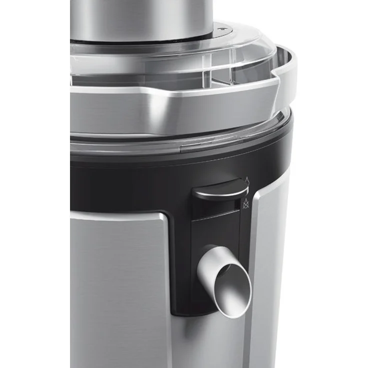 Bosch MES4010 Entsafter, 1200 Watt, 1,5 Liter, 3 Geschwindigkeitsstufen, Zentrifuge, Sieb-Filter, Aluminium, schwarz-silber – Bild 13